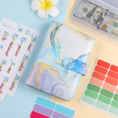 Cuaderno de Cuero PU A6 con Anillas y Calculadora Integrada - Image 17