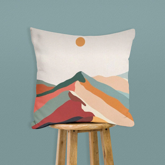 Funda de Almohada Montañas Estampado Digital Creativo - Image 6