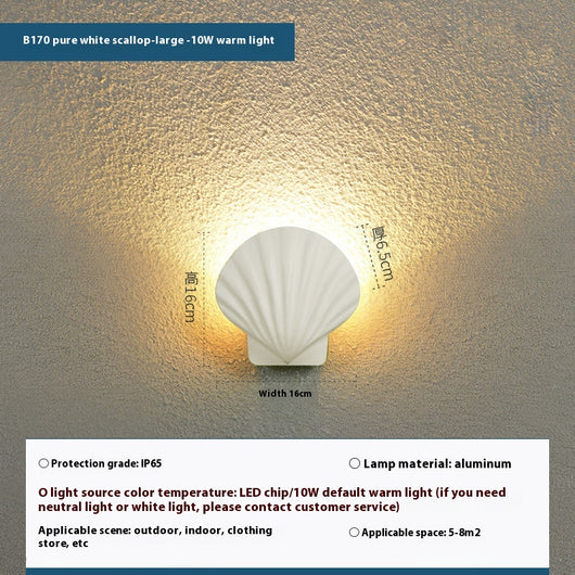 Lámpara LED de Pared Exterior Impermeable para Jardín Diseño Creativo - Image 12