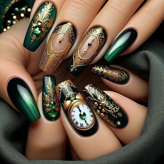 Uñas Postizas Removibles Estilo Retro Instagram
