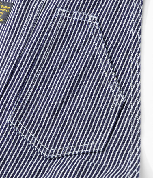 Pantalón de Trabajo Tipo Peto Canvas a Rayas para Leñador y Ferrocarril - Image 29