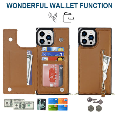 Funda Protectora con Correa Crossbody y Compartimento de Tarjetas - Image 4