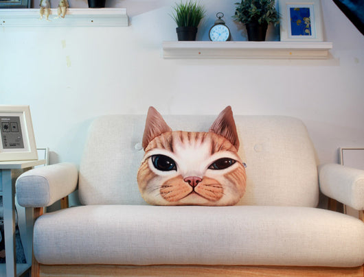 Almohada Gato de Peluche para Sofá y Cama - Image 11