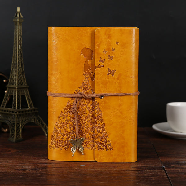 Libreta Portátil de Hojas Sueltas Estilo Retro con Papel Kraft - Image 5
