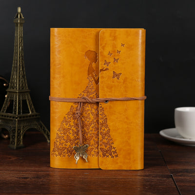 Libreta Portátil de Hojas Sueltas Estilo Retro con Papel Kraft - Image 5