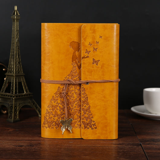 Libreta Portátil de Hojas Sueltas Estilo Retro con Papel Kraft - Image 5