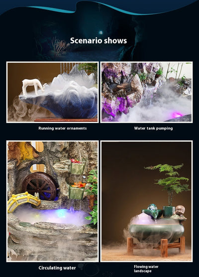 Batería Portátil Fuente Decorativa Mini Silenciosa - Image 15