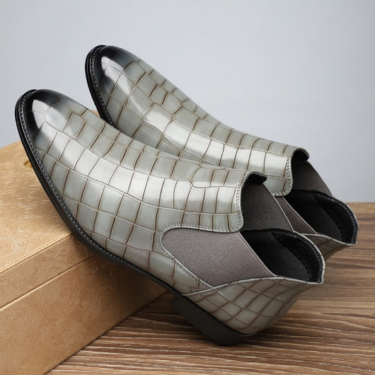 Botas Martin Punta Aguda Estilo Británico Talla Grande para Hombre - Image 9