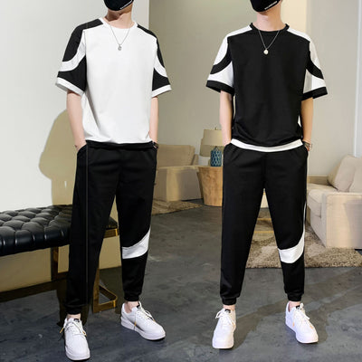 Conjunto Casual de Playera Manga Corta para Hombre - Comodidad Perfecta