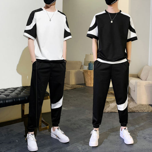 Conjunto Casual de Playera Manga Corta para Hombre - Comodidad Perfecta