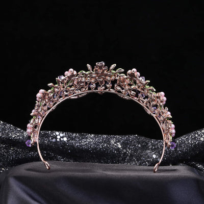 Adornos para el Cabello Nupcial con Flores de Cristal Aleación - Image 6