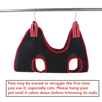 Hamaca de Aseo para Mascotas - Bolsa Antirasguños para Baño y Corte de Uñas - Image 10