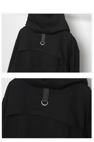 Abrigo Hoodie Yamamoto para Hombre - Diseño Elegante y Versátil - Image 13