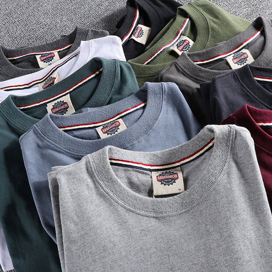 Sudadera Básica Teñida Lavada de Color Sólido - Image 14