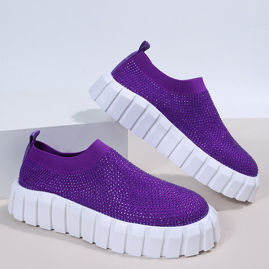 Zapatillas Casuales Mesh con Suela Reforzada y Detalles Brillantes - Image 16
