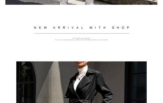 Abrigo Negro Elegante de Solapas Anchas con Cintura Ajustable - Image 15