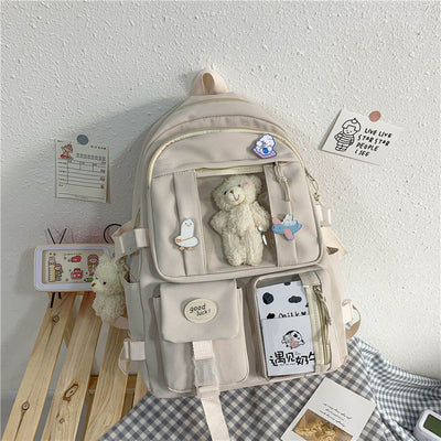 Mochila Escolar de Gran Capacidad con Diseño Coreano para Niñas - Image 18