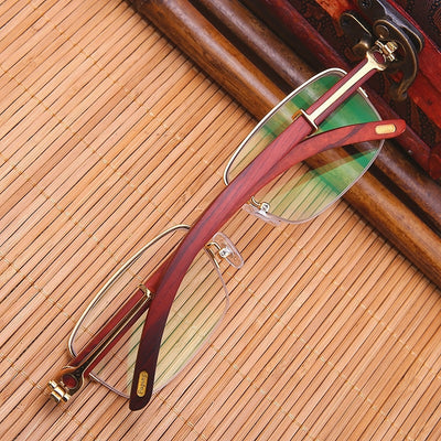 Gafas de Sol con Patillas de Madera Cristal - Image 7