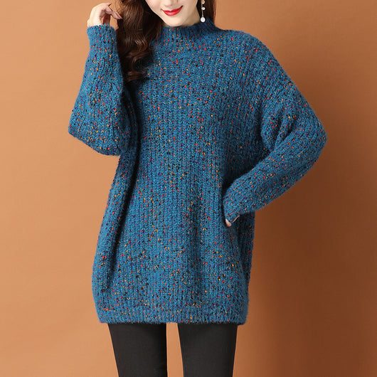 Suéter Grueso de Lana para Mujer Talla Mediana - Prenda Holgada de Abrigo - Image 5