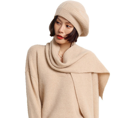 Boina de Cachemira Suelta y Versátil para Mujer - Image 5
