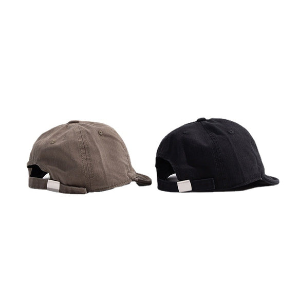Gorra de Béisbol Desgastada con Visera Corta