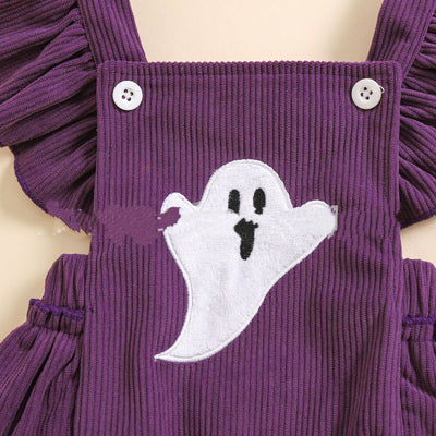 Pantalón Portabebé con Cadera Envolvente y Bordado Halloween para Niños - Image 10