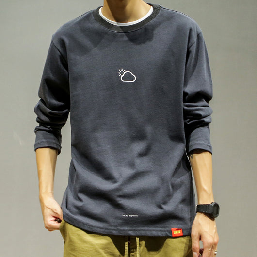 Suéter Estampado Hombre Estilo Coreano Moderno - Image 6