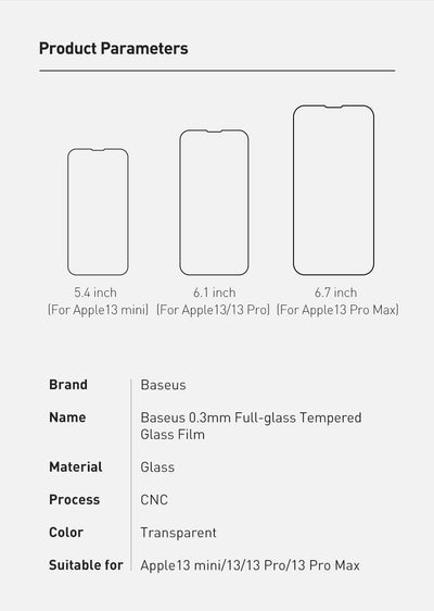 Protector de Pantalla Cristal Templado Completo para iPhone 5.4" - Image 21