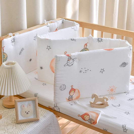 Barrera de Cama para Bebé en Algodón Gasa - Protección Suave Recién Nacido - Image 10
