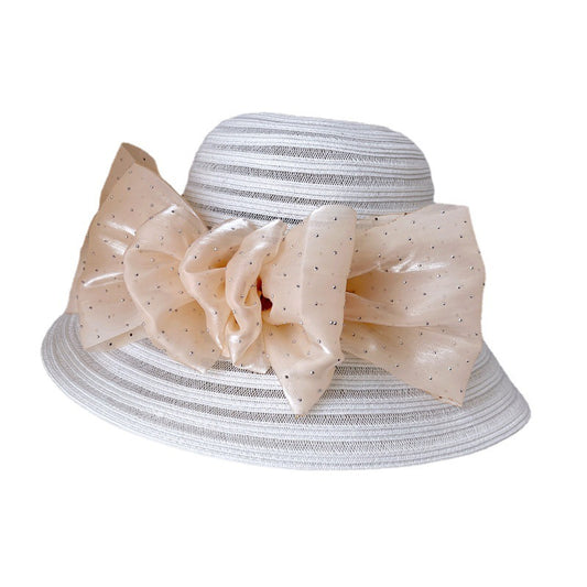 Sombrero de Paja Ligero con Protección Solar Transpirable para Mujer - Image 2