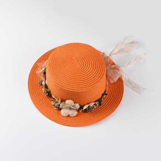 Sombrero de Ala Corta Estilo Corona Plana para Primavera y Verano - Image 9