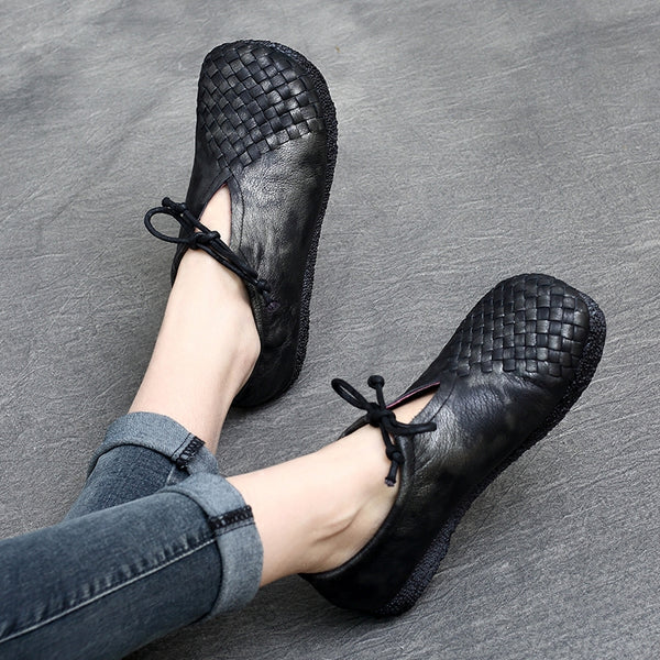 Zapatos Planos Vintage Mori con Plataforma y Suela Suave para Mujer