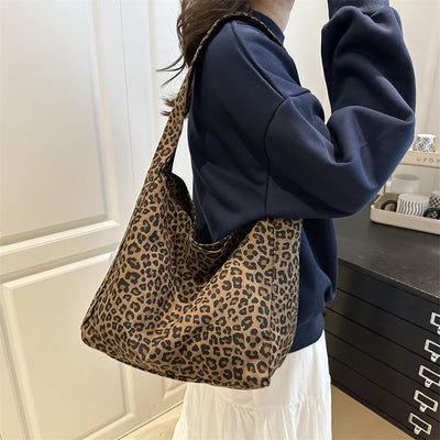 Bolsa de Gran Capacidad con Estampado de Leopardo para Mujer - Image 2