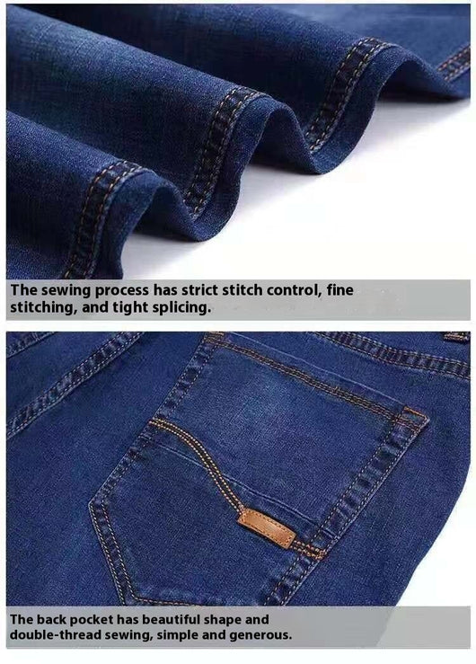 Jeans Hombre Corte Recto Suelto con Elastano - Image 8