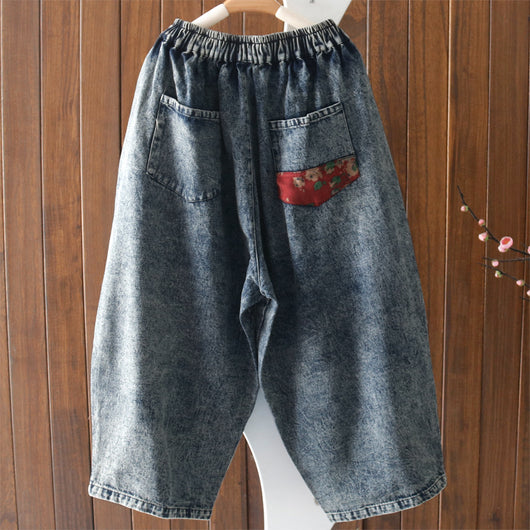Pantalones Harem Ajustadores Talla Grande con Cintura Elástica - Image 2