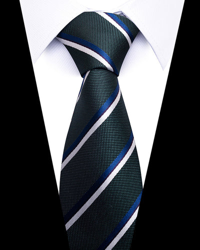 Corbata Ejecutiva a Rayas 8cm - Elegancia Profesional - Image 8