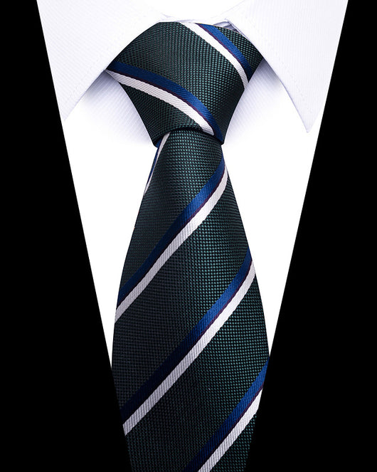 Corbata Ejecutiva a Rayas 8cm - Elegancia Profesional - Image 8