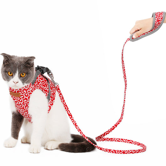 Arnés de Paseo para Gatos con Correa - Chaleco de Tracción Ajustable - Image 10