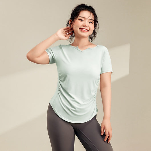 Playera Deportiva Ajustada de Secado Rápido con Control Abdominal - Image 5