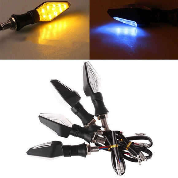 Intermitentes LED de Doble Cara para Moto - Visibilidad 360°