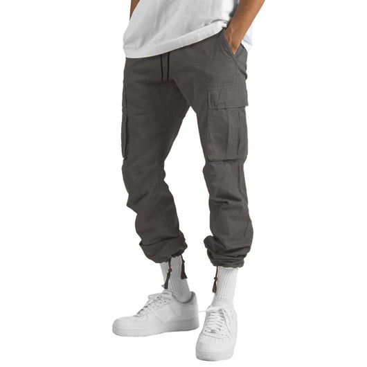 Pantalones Casuales con Múltiples Bolsillos y Cordón Ajustable - Image 35
