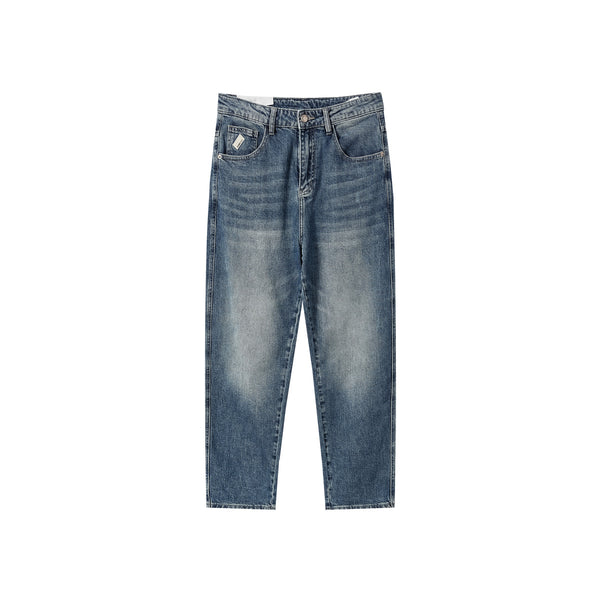 Pantalones Vaqueros Rectos Lavados Versátiles para Hombre - Image 6