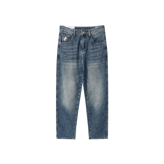 Pantalones Vaqueros Rectos Lavados Versátiles para Hombre - Image 6
