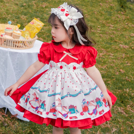 Vestido Vintage Princesa Lolita para Niñas - Image 6