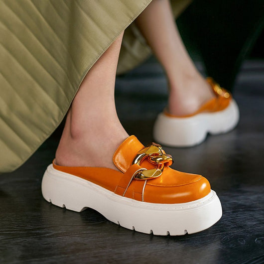 Sandalias de Cuero para Mujer con Hebillas Metálicas - Image 15