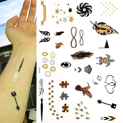 Tatuajes Temporales con Transferencia de Agua y Estampado en Caliente - Image 21