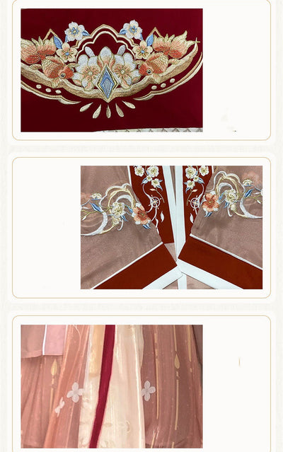 Traje Hanfu Tang Dynasty Hezi con Bordados Tradicionales Chinos - Image 11