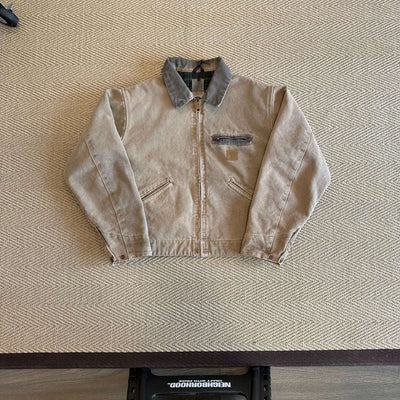 Chaqueta de Cuero con Cierre Tooling Corta y Ancha para Hombre - Image 37