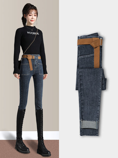 Pantalones Ajustados Elegantes para Mujer con Bota Entallada - Image 10