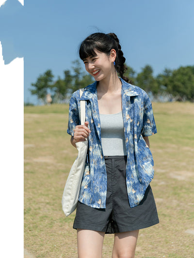 Camisa Suelta y Slim Estilo Coreano para Playa y Casual - Image 12
